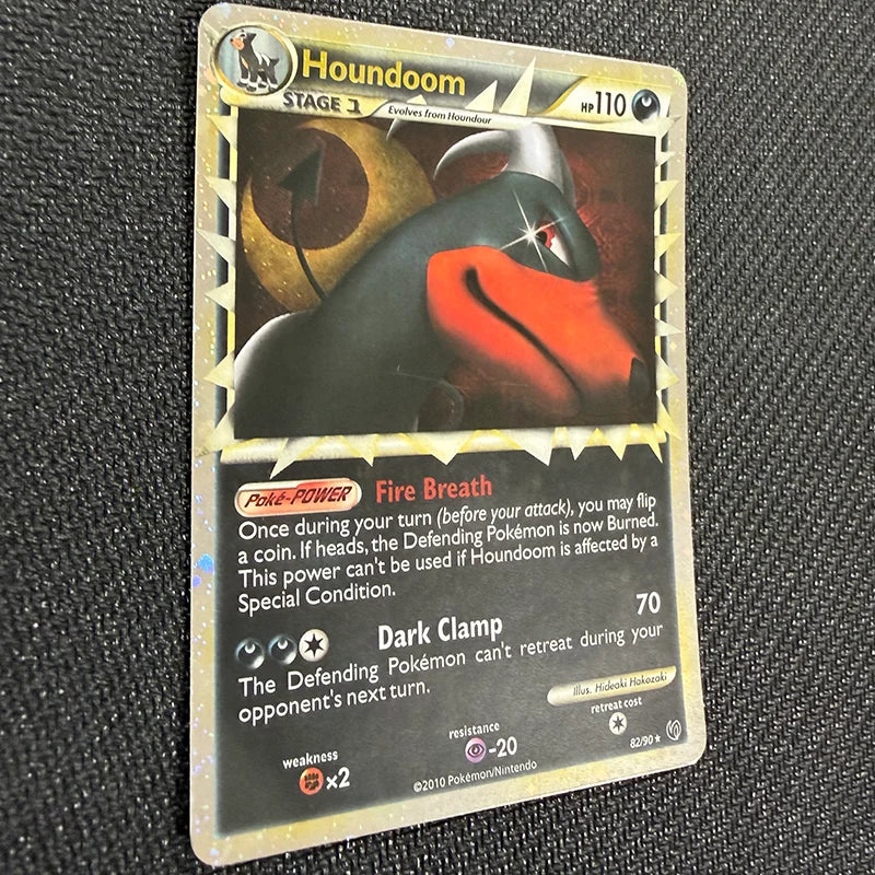 Pokemon TCG: Houndoom (Prime) 82/90 Holo - Undaunted - NM Surface