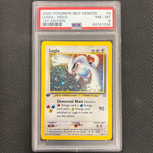 Pokemon TCG: Lugia 9/111 - 1st Edition Neo Genesis - PSA 8 With Swirl