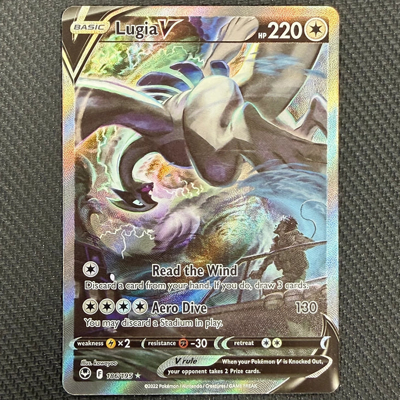 Pokemon TCG: Lugia V 186/195 - Silver Tempest - NM