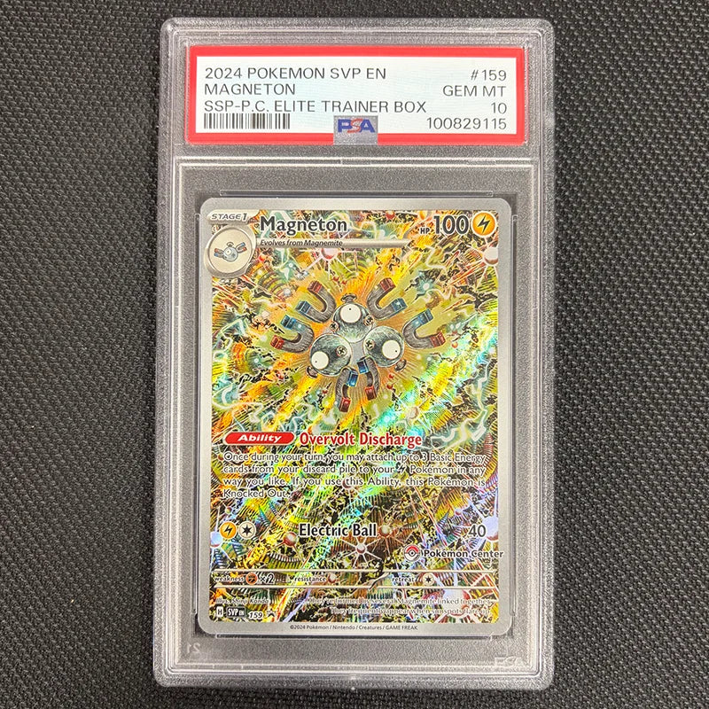 Pokemon TCG: Magneton SVP159 - Pokemon Center Stamped Promo PSA 10