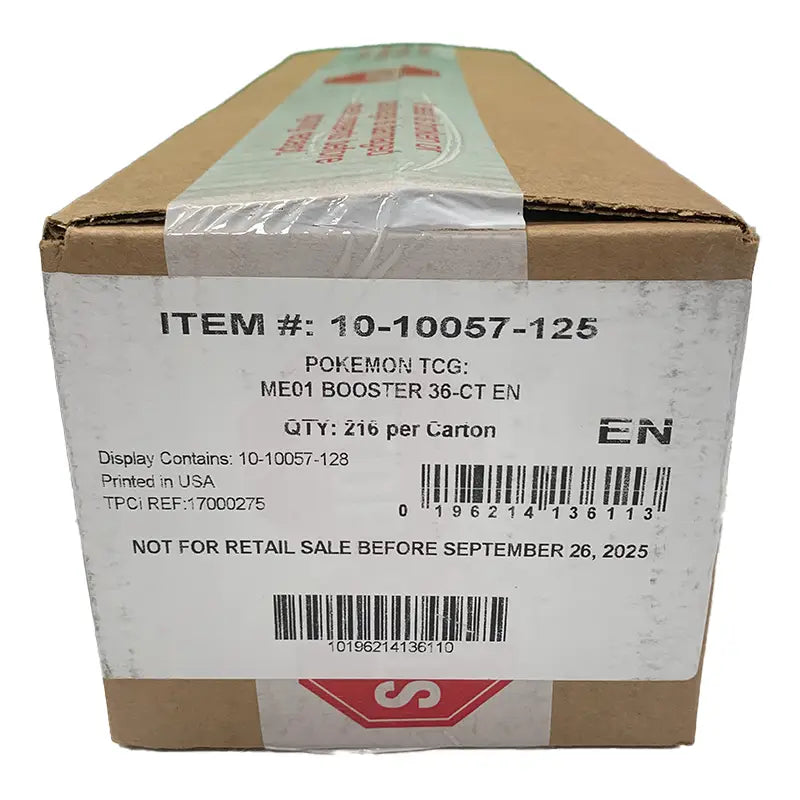 Pokemon TCG: Mega Evolution - REGULAR Booster Box Case