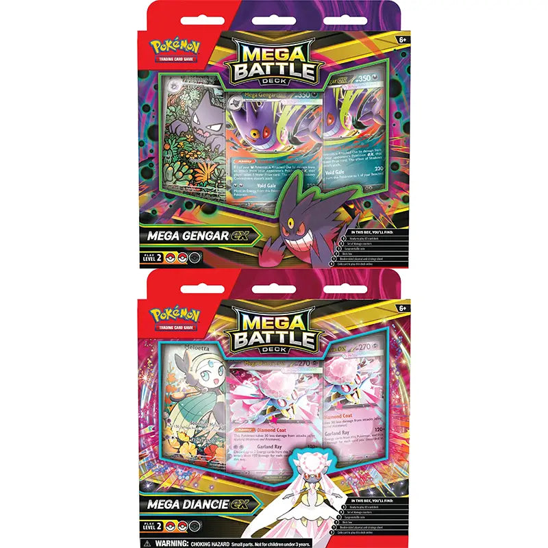Pokemon TCG: Mega Battle Deck Mega Gengar ex / Mega Diancie ex