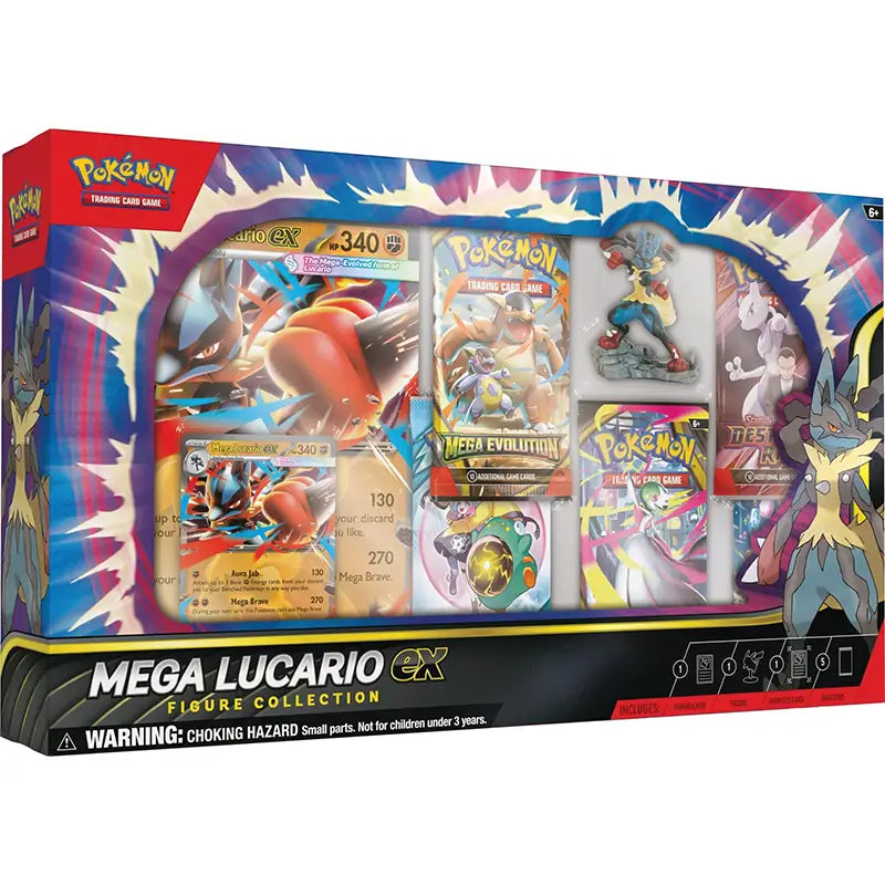 Pokemon TCG: Mega Lucario Ex Figure Collection
