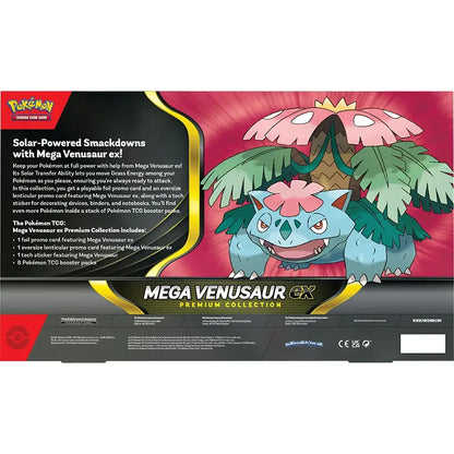 Pokemon TCG: Mega Venusaur Ex Premium Collection Back