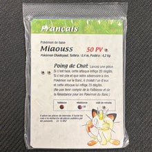 Pokemon TCG: Meowth 10 - Gameboy Sealed Promo Back