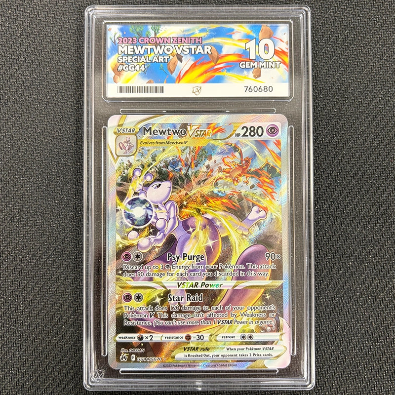 Pokemon TCG: Mewtwo VSTAR GG44/GG70 - Crown Zenith - Ace 10