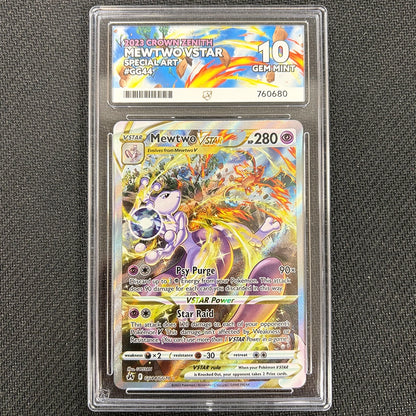 Pokemon TCG: Mewtwo VSTAR GG44/GG70 - Crown Zenith - Ace 10