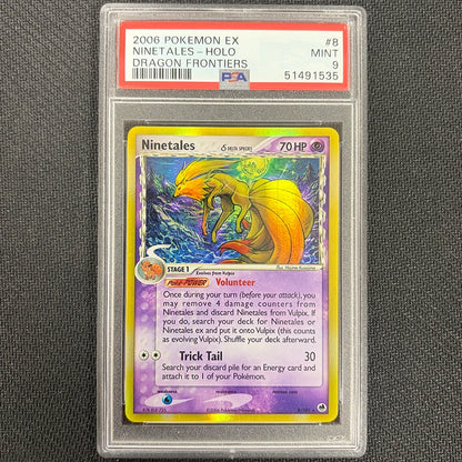 Pokemon TCG: Ninetales Holo 8/101 - Dragon Frontiers - PSA 9
