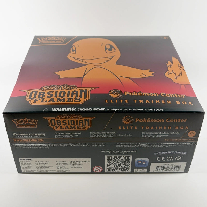 Pokemon TCG: Obsidian Flames - Pokemon Center Elite Trainer Box Bottom