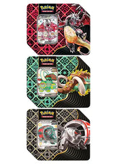 Pokemon TCG: Paldean Fates - Great Tusk/Iron Treads/Charizard 5-Pack Tins - Set of 3