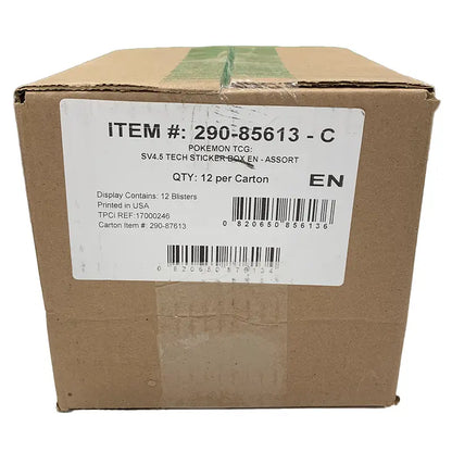 Pokemon TCG: Paldean Fates - Tech Sticker Collection Display Case Box