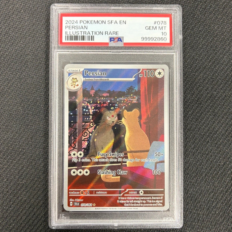 Pokemon TCG: Persian 078/064 - Shrouded Fable - PSA 10