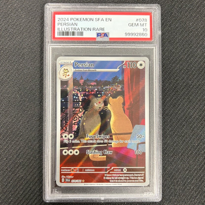 Pokemon TCG: Persian 078/064 - Shrouded Fable - PSA 10