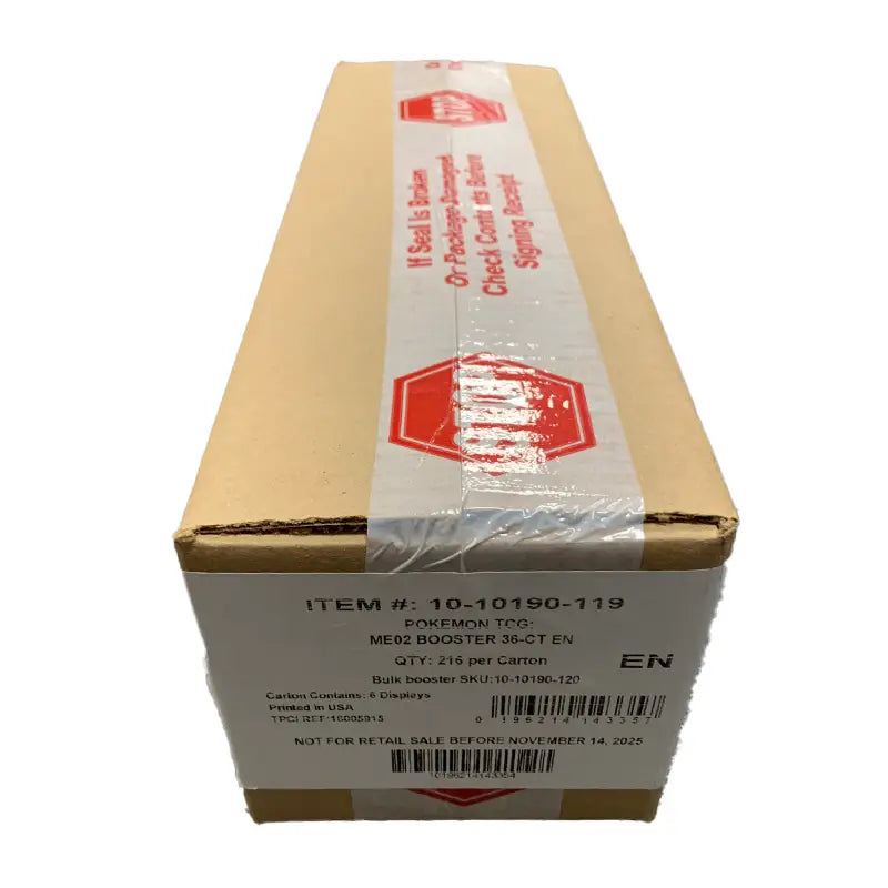 Pokemon TCG: Phantasmal Flames - Booster Box Sealed Case