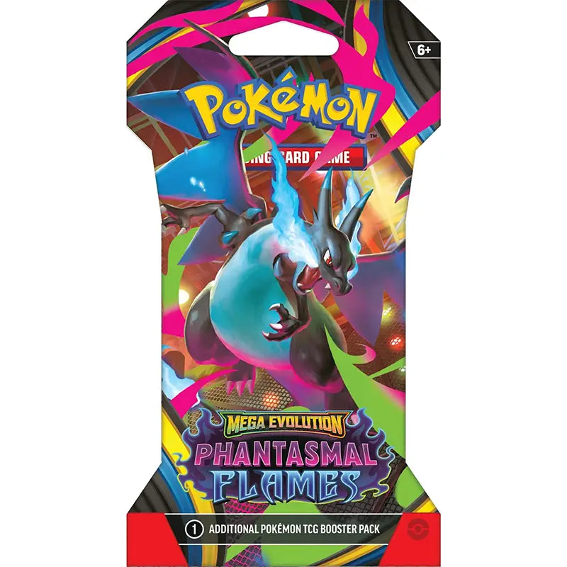 Pokemon TCG: Phantasmal Flames - Sleeved Booster Pack Charizard
