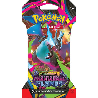 Pokemon TCG: Phantasmal Flames - Sleeved Booster Pack Charizard