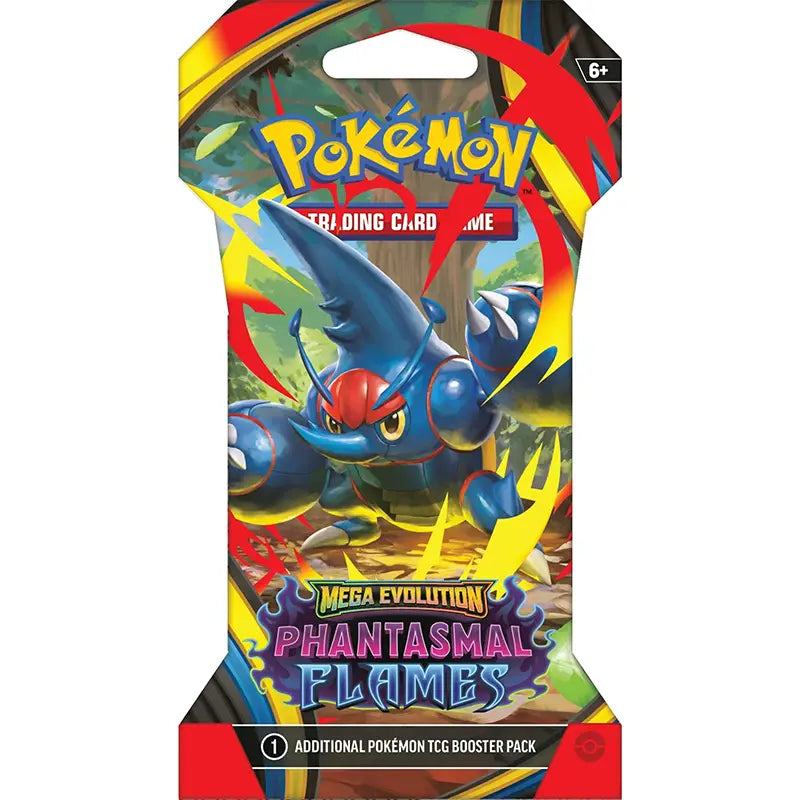 Pokemon TCG: Phantasmal Flames - Sleeved Booster Pack Heracross