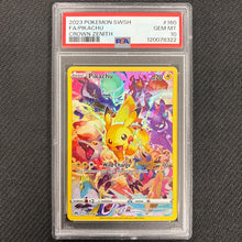 Pokemon TCG: Pikachu 160/159 - Crown Zenith - PSA 10
