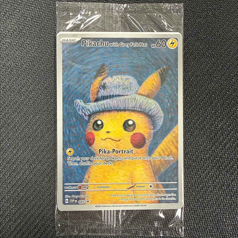 Pokemon TCG: Pikachu With Grey Felt Hat - Sealed Promo 