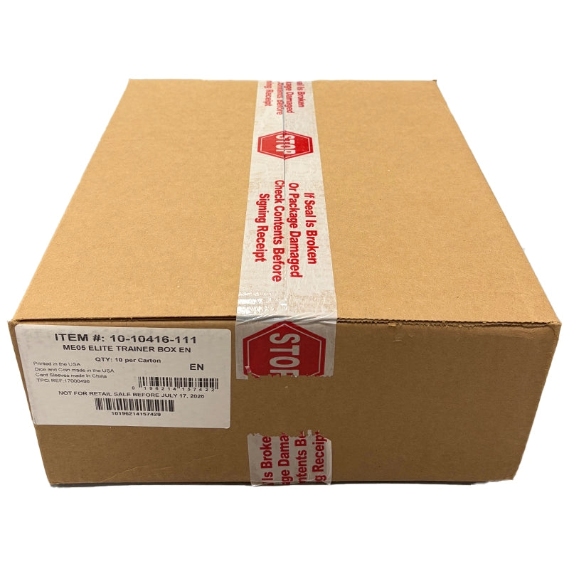 Pokemon TCG: Pitch Black - Elite Trainer Box Case