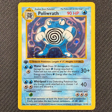 Pokemon TCG: Poliwrath 13/102 - Base Set 1st Edition - NM