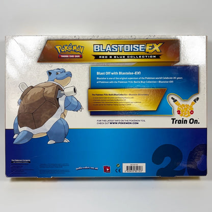 Pokemon TCG: Blastoise EX Red & Blue Collection Back