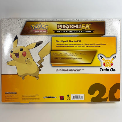Pokemon TCG: Pikachu EX Red & Blue Collection Back