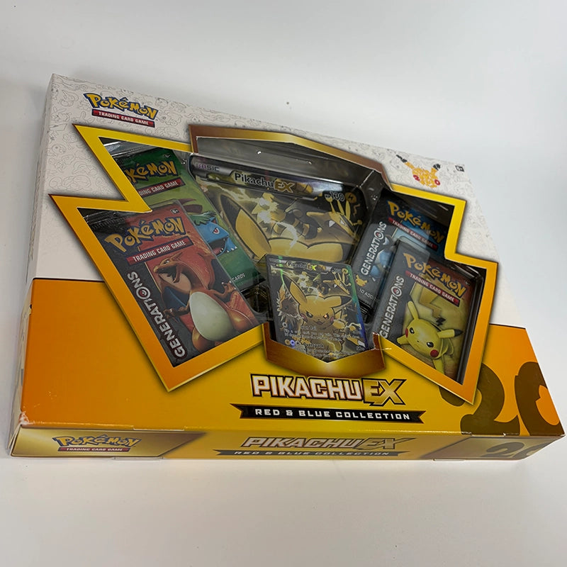 Pokemon TCG: Pikachu EX Red & Blue Collection Front