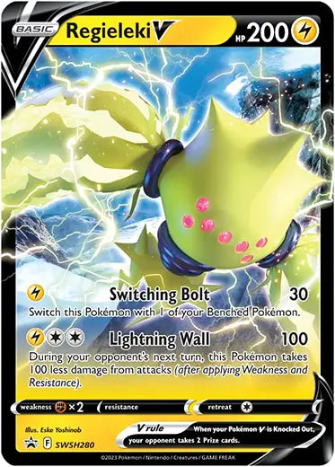 Pokemon TCG: Regieleki Black Star Promo SWSH280