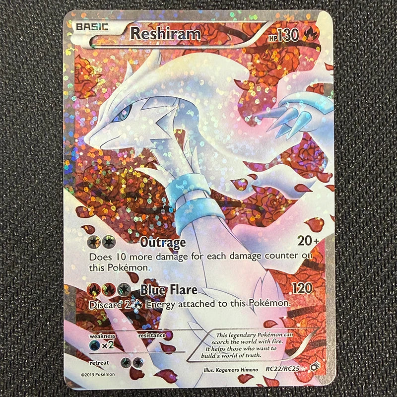 Pokemon TCG: Reshiram RC22/RC25 - Legendary Treasures - LP+