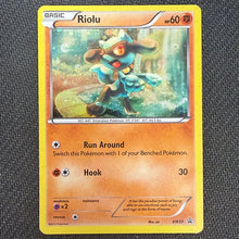 Pokemon TCG: Riolu BW33 Cosmos Holo Promo With Swirl - LP