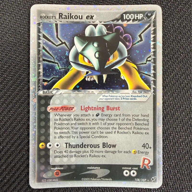 Pokemon TCG: Rocket's Raikou Ex 108/107 - Deoxys - LP-