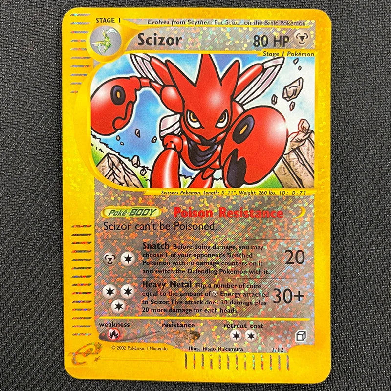 Pokemon TCG: Scizor 7/12 - Aquapolis Jumbo Box Topper - NM