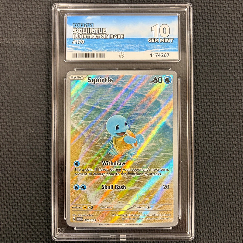 Pokemon TCG: Squirtle 170/165 - 151 - Ace 10
