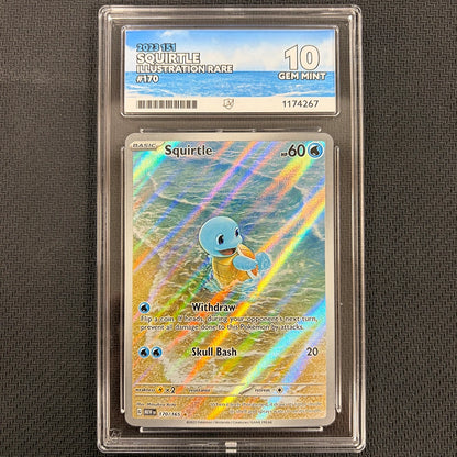 Pokemon TCG: Squirtle 170/165 - 151 - Ace 10