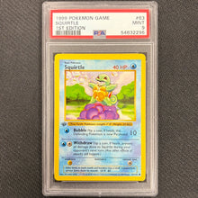 Pokemon TCG: Squirtle 63/102 - Base Set 1st Edition - PSA 9