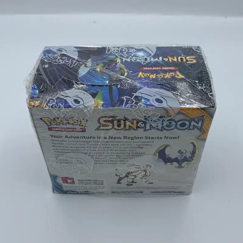 Pokemon TCG: Sun & Moon - Base Set Booster Box Back
