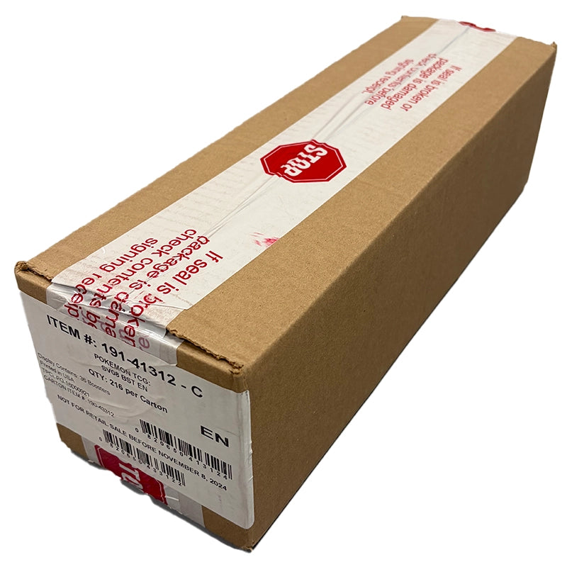 Pokemon TCG: Surging Sparks - Sealed Booster Box Case Side