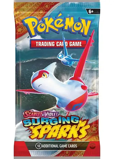 Pokemon TCG: Surging Sparks - Booster Pack Double Sleeved Pokemon TCG: Surging Sparks - Booster Pack Double Sleeved