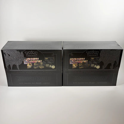 Pokemon TCG: Sword & Shield Elite Trainer Box Plus - Zacian /  Zamazenta Set Back