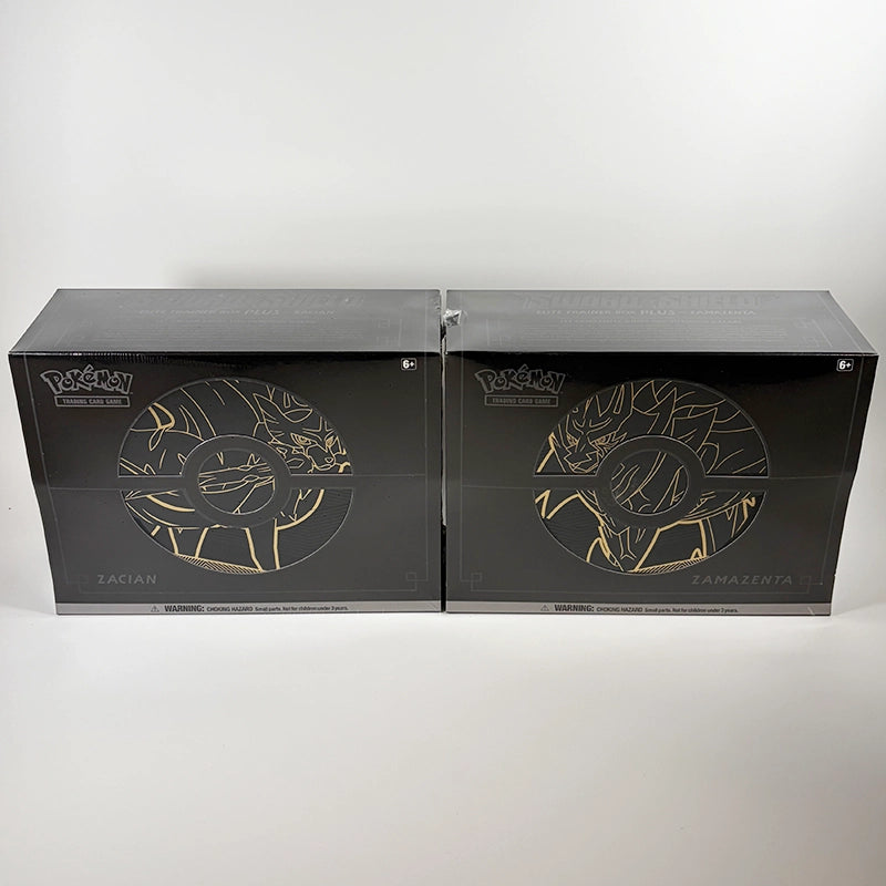 Pokemon TCG: Sword & Shield Elite Trainer Box Plus - Zacian /  Zamazenta Set