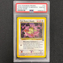 Pokemon TCG: Team Rocket's Meowth 18 - PSA 10