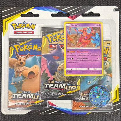 Pokemon TCG: Team Up - 3-Pack Blister Deoxys