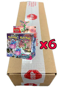 Pokemon Booster Box tagged "Product Type_Sealed Case" Double Sleeved Pokemon Booster Box tagged "Product Type_Sealed Case" Double Sleeved