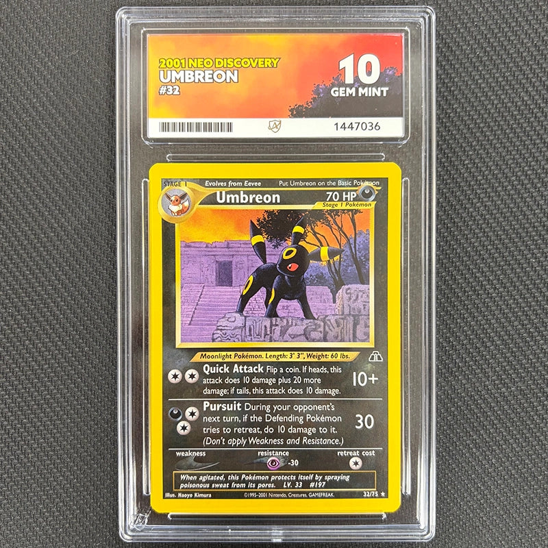 Pokemon TCG: Umbreon 32/75 - Neo Discovery - Ace 10