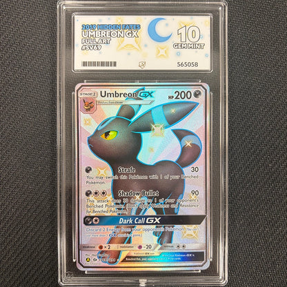 Pokemon TCG: Umbreon GX SV69/SV94 - Hidden Fates - Ace 10