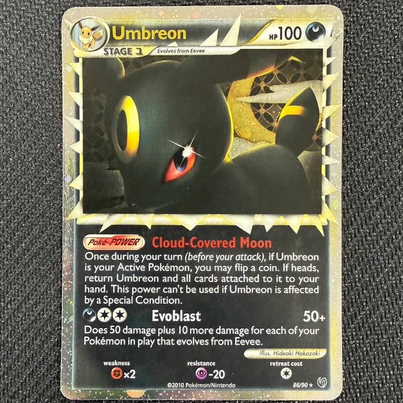 Pokemon TCG: Umbreon Prime 86/90 Holo - Undaunted - NM