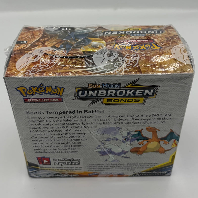 Pokemon TCG: Unbroken Bonds - Booster Box Back