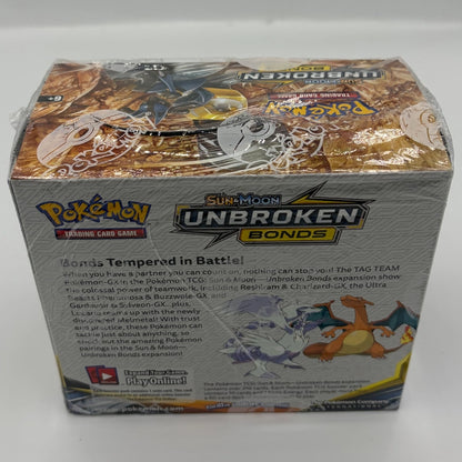 Pokemon TCG: Unbroken Bonds - Booster Box Back