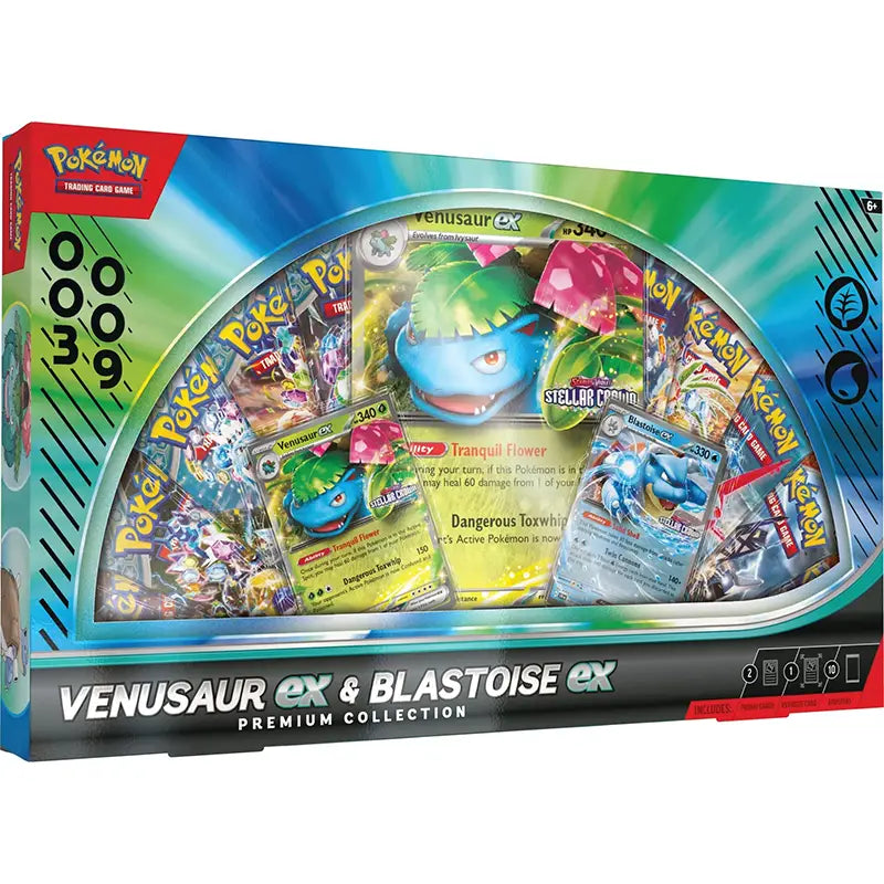 Pokemon TCG: Venusaur Ex & Blastoise Ex Premium Collection